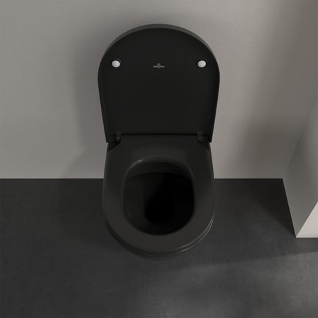 Villeroy & Boch Subway 2.0 Washdown Toilet Wall-Mounted - Pure Black