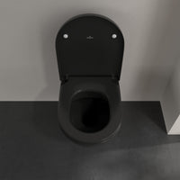 Villeroy & Boch Subway 2.0 Washdown Toilet Wall-Mounted - Pure Black
