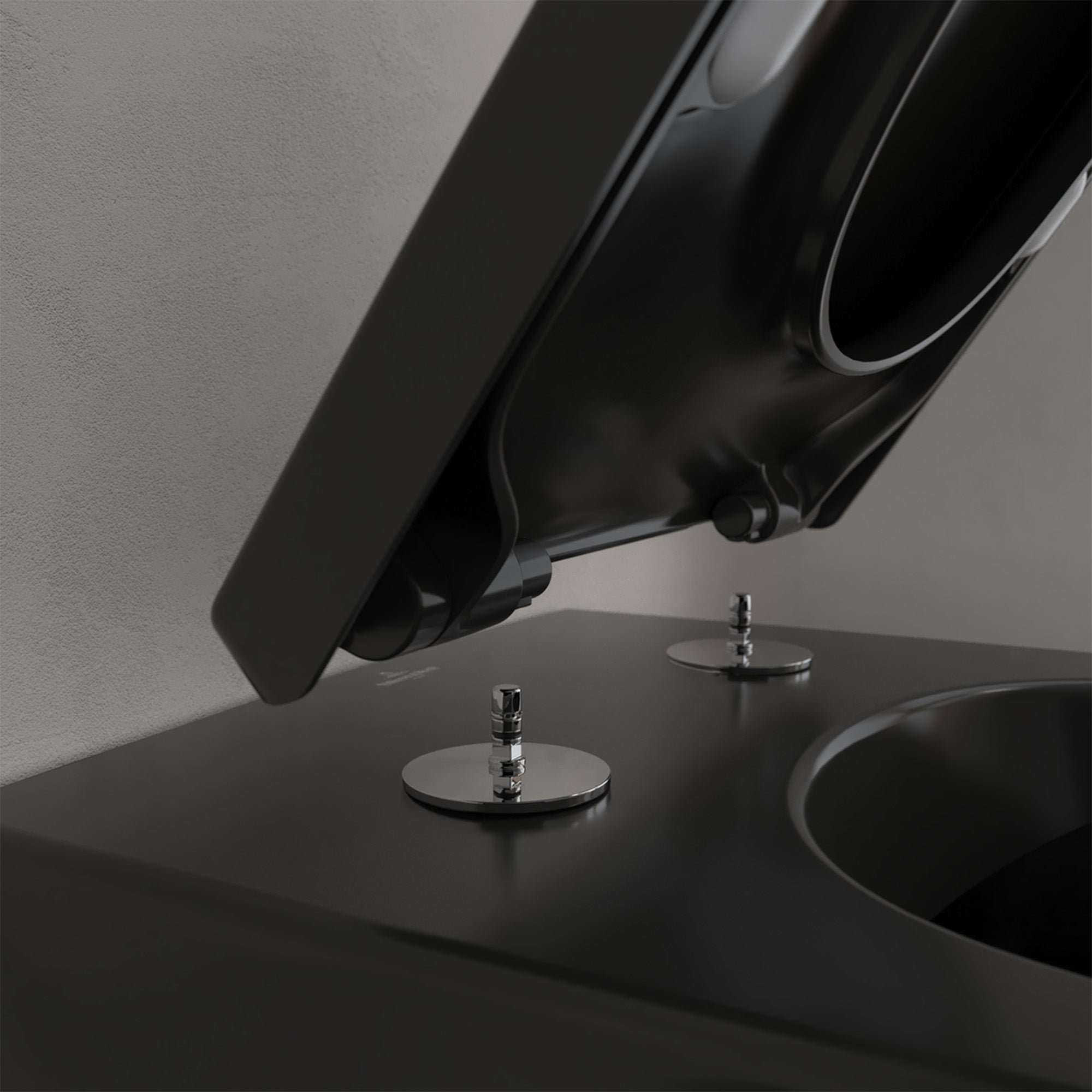 Villeroy & Boch Subway 2.0 Washdown Toilet Wall-Mounted - Pure Black