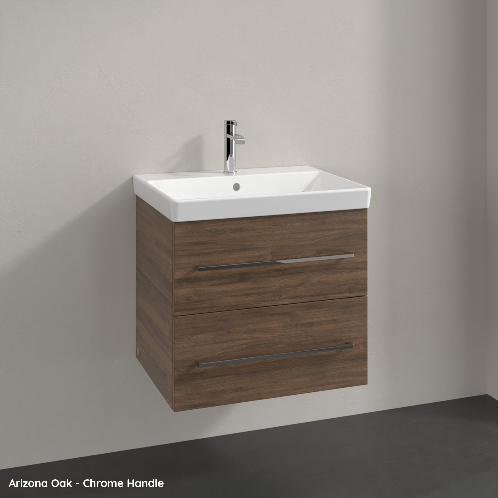 Villeroy & Boch Avento Vanity Unit, 2 Drawers - 580 x 514 x 452 mm