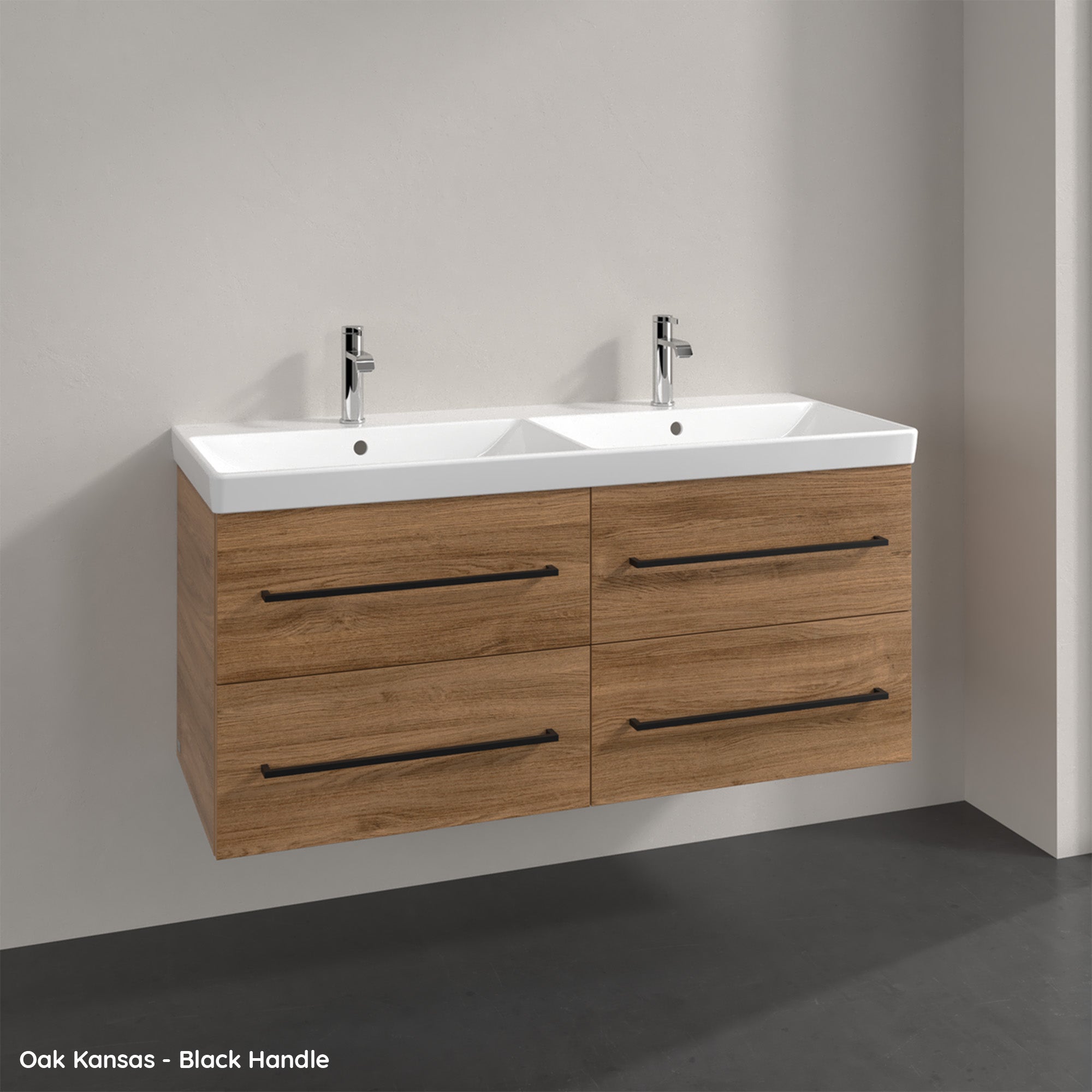 Villeroy & Boch Avento Vanity Unit, 4 Drawers - 1180 x 514 x 452 mm