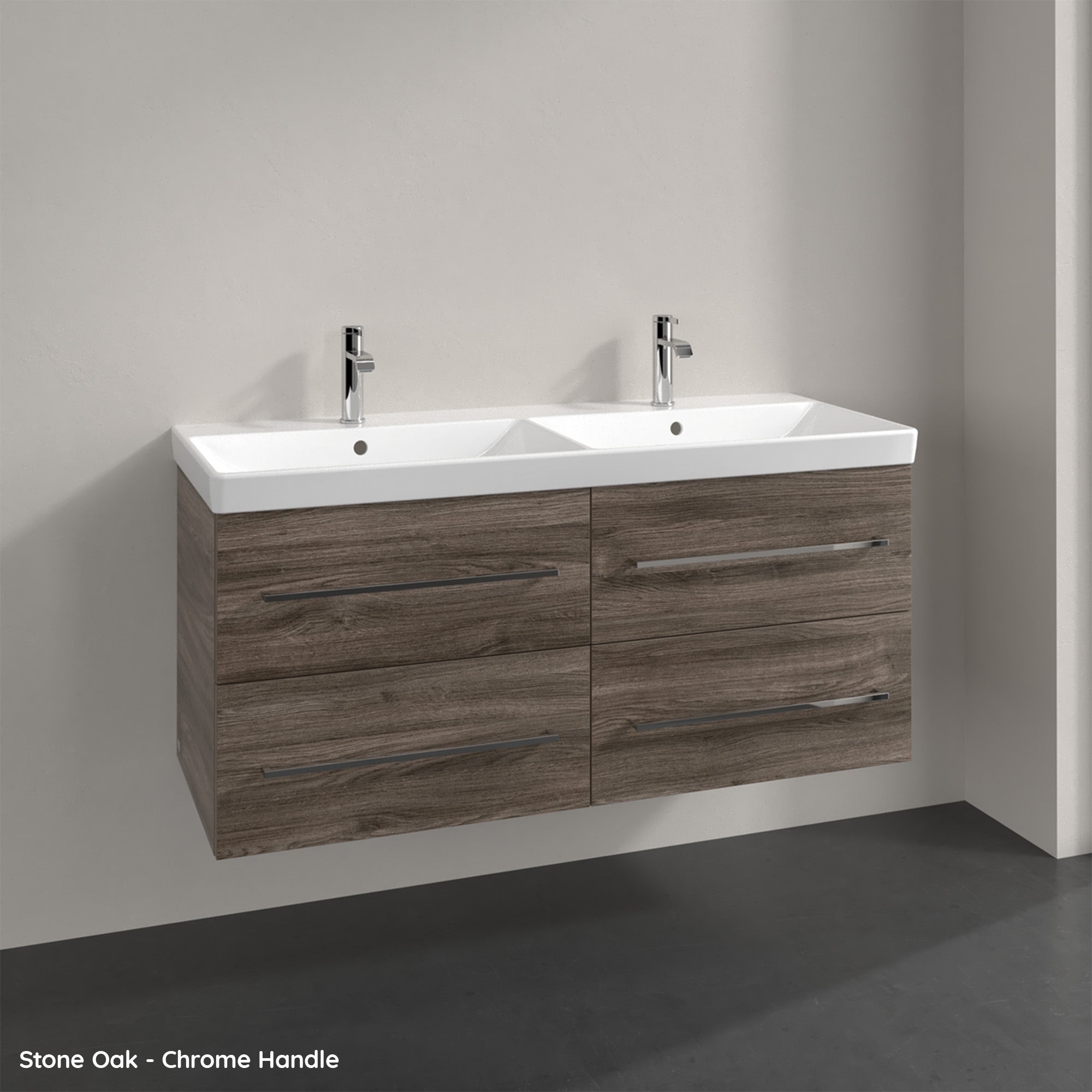 Villeroy & Boch Avento Vanity Unit, 4 Drawers - 1180 x 514 x 452 mm