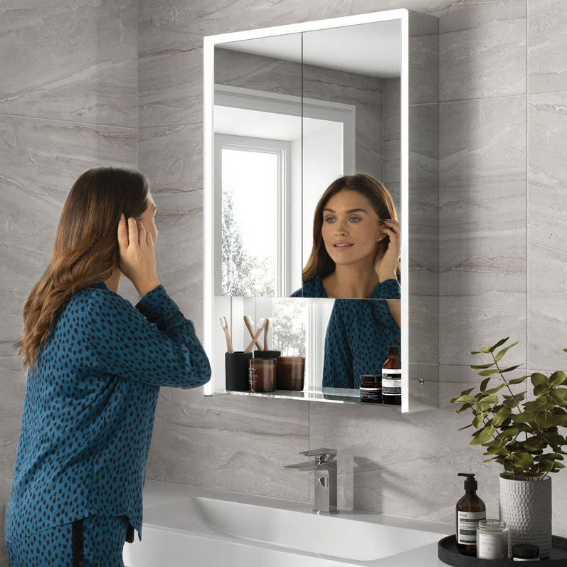HIB Verve Illuminated Mirrored Cabinet