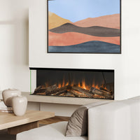 Evonic Volante 1250 Electric Fire - Black Edition