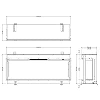 Evonic Volante 1250 Electric Fire - Black Edition