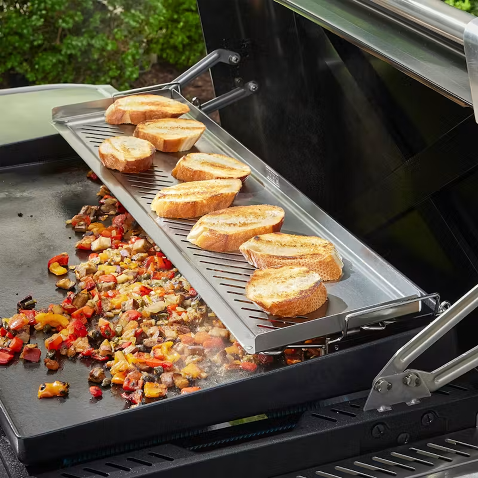 Weber Dual-Level Warming Rack - Compatible with Slate Premium Griddles 76cm