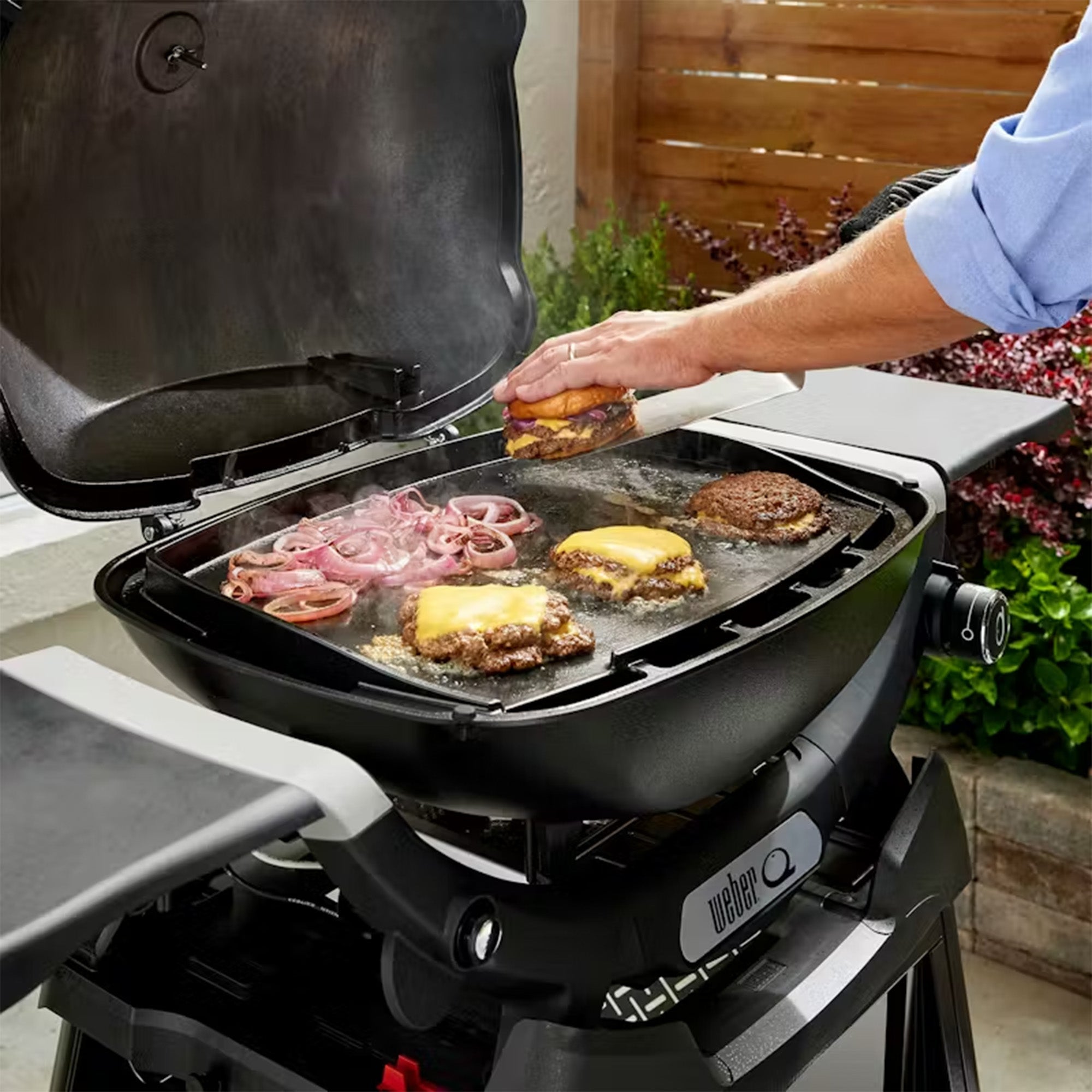 Weber Griddle - Works with Q2100N, Q2200N, Q2800N and Gas BBQs