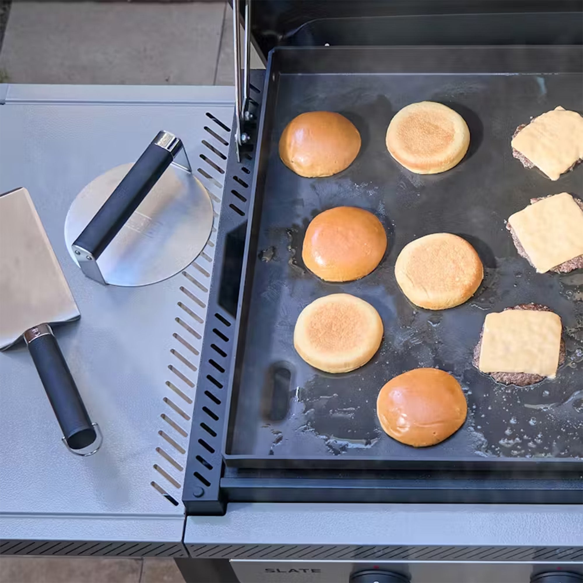 Weber Griddle Smashed Burger Press