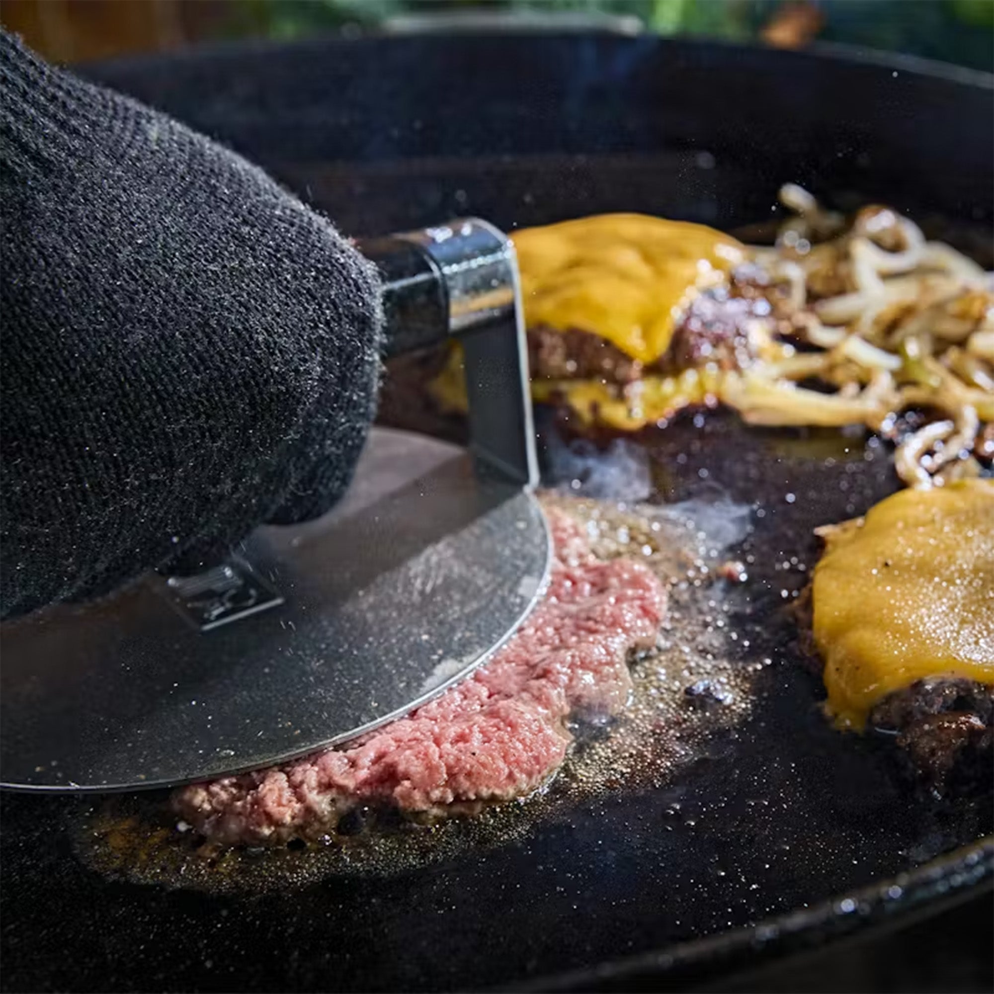Weber Griddle Smashed Burger Press
