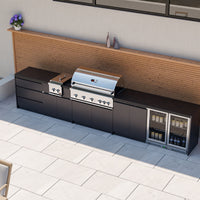 Whistler Fairford Side Burner Unit - Black