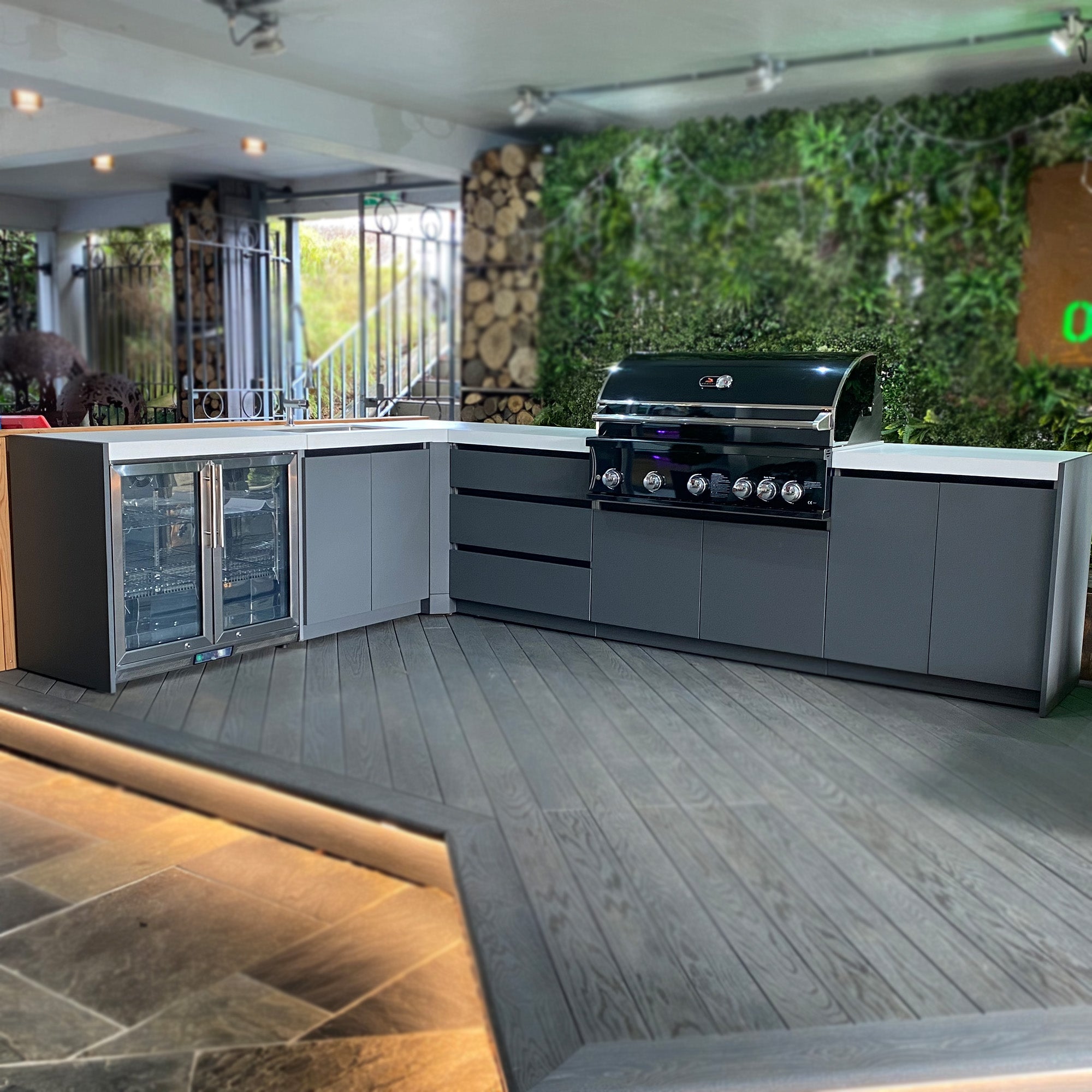 Whistler Grills Fairford Grey Modular Outdoor Kitchen - Ex Display