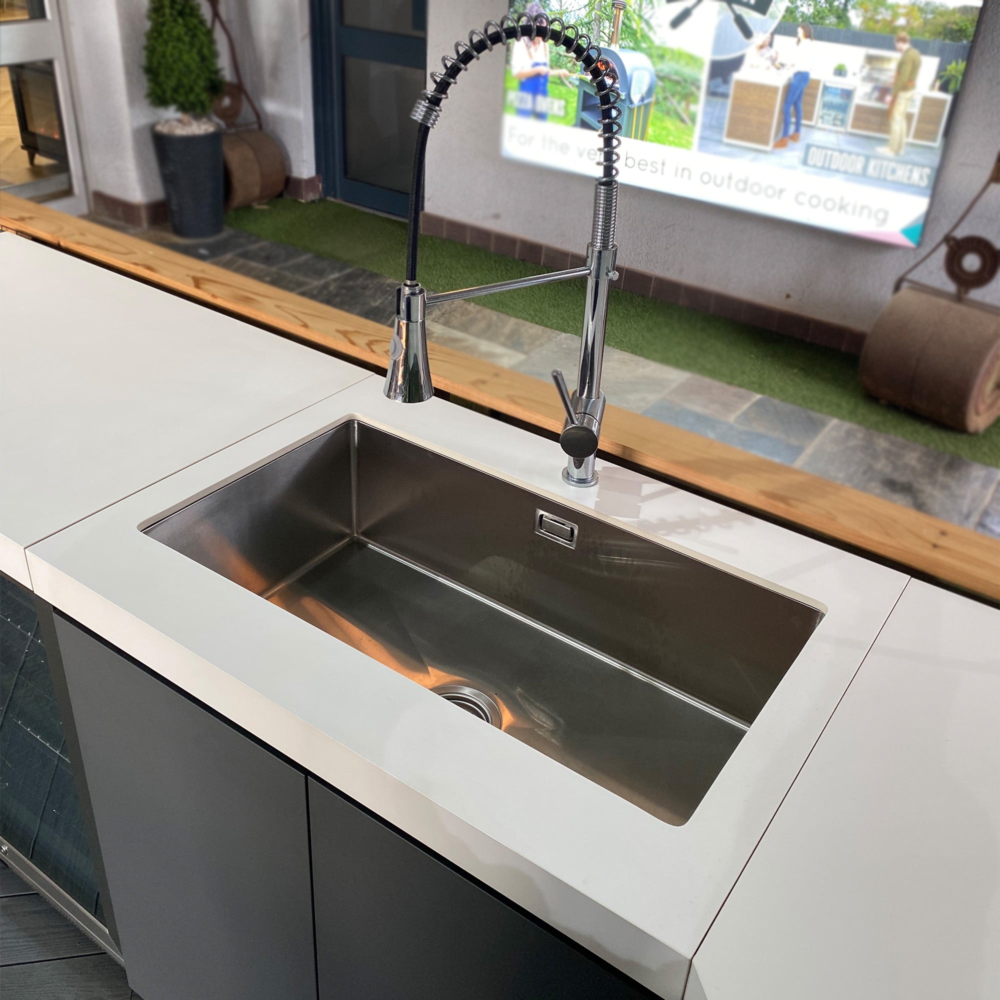 Whistler Grills Fairford Grey Modular Outdoor Kitchen - Ex Display