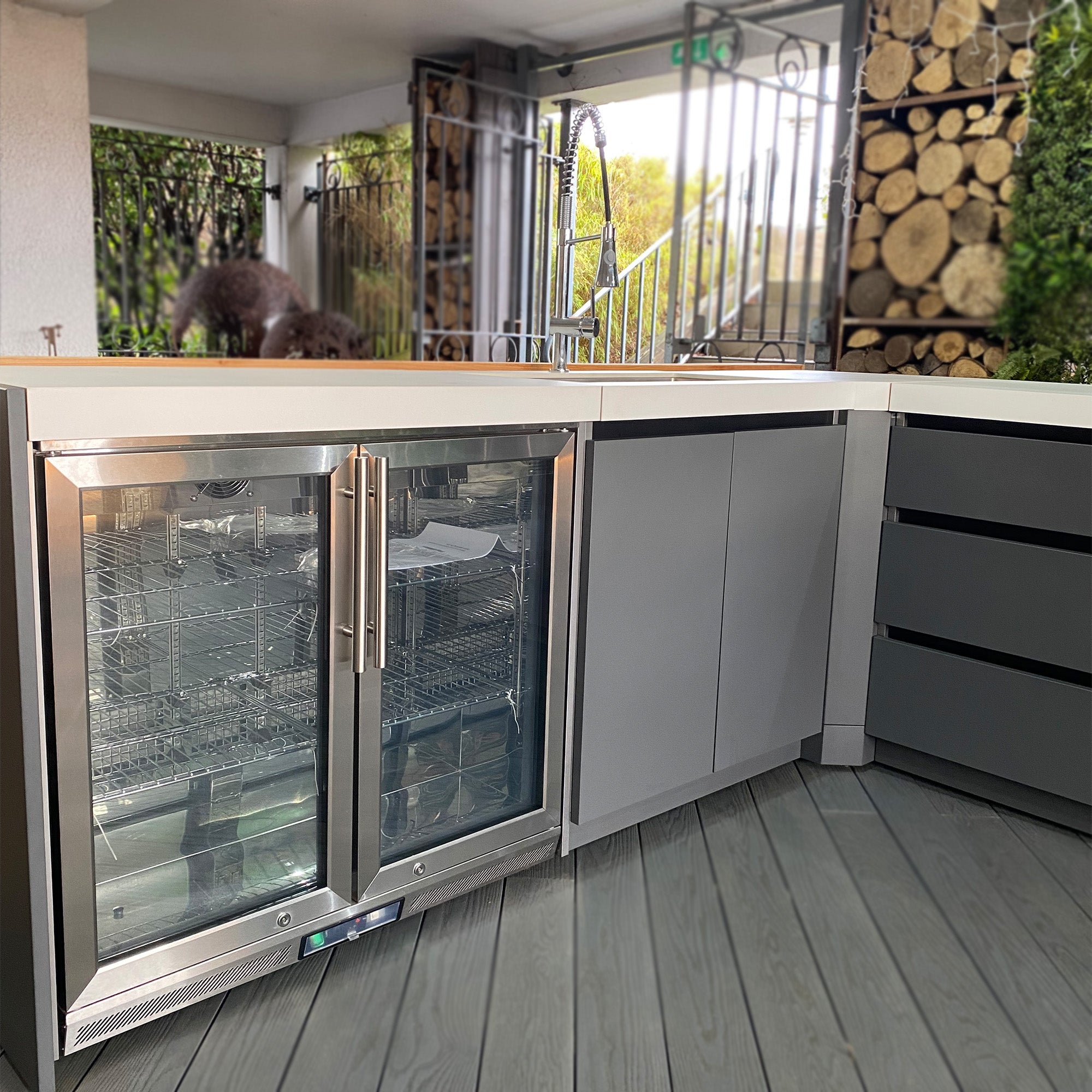 Whistler Grills Fairford Grey Modular Outdoor Kitchen - Ex Display