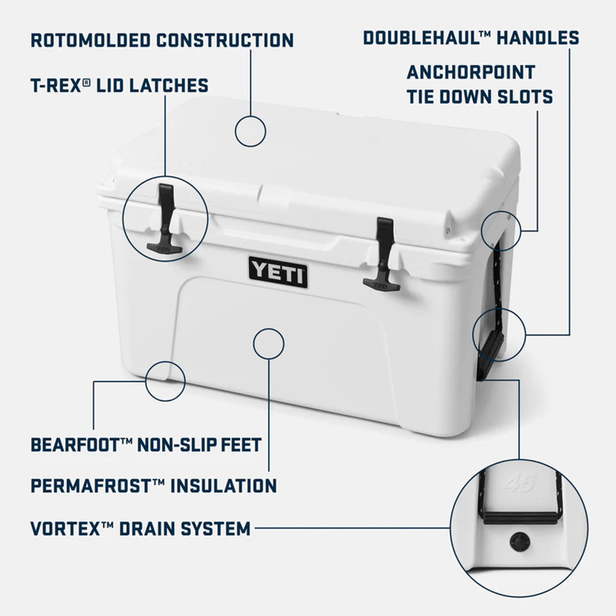 Yeti Tundra 45 Cool Box - Available in Various Colours