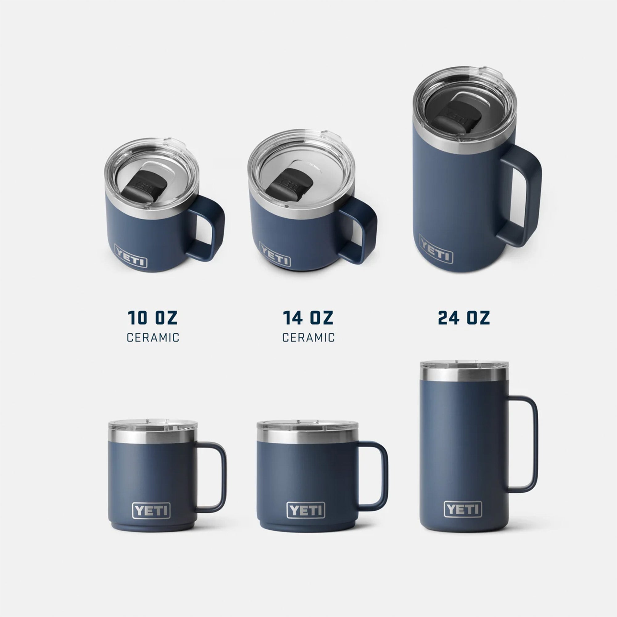 Yeti Rambler 10oz (296ml) Stackable Mug with Ceramic Lining - King Crab