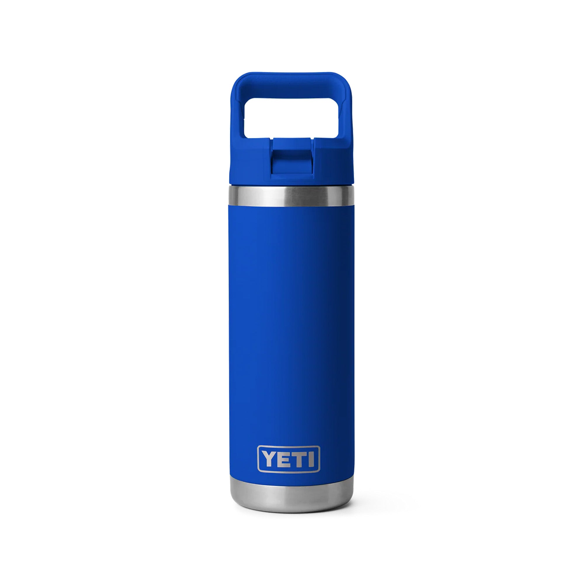 Yeti Rambler 18oz (532ml) Bottle with Straw Cap - Royal Blue
