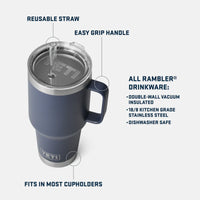 Yeti Rambler 35oz (1035ml) Straw Mug - Key Lime Limited Edition Colour