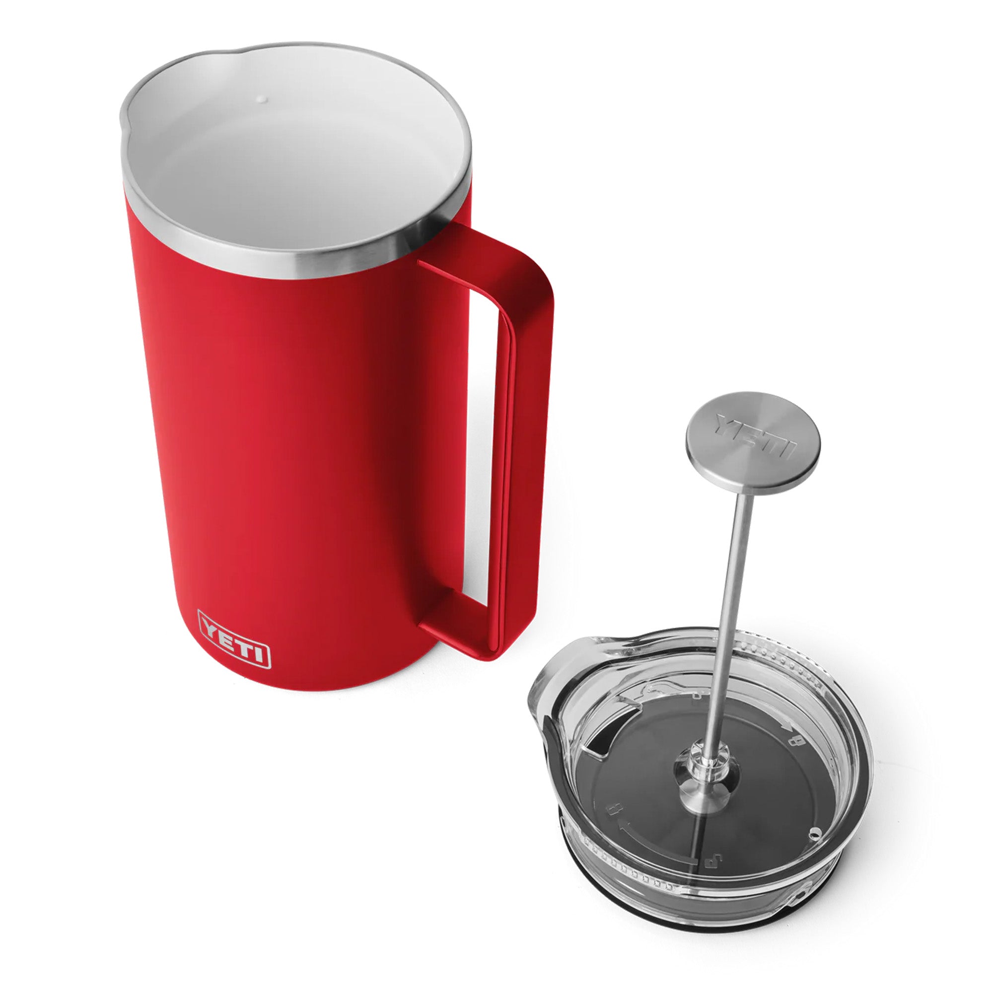 Yeti Rambler 64oz (1.9ltr) French Press - Rescue Red