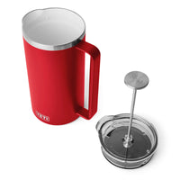 Yeti Rambler 64oz (1.9ltr) French Press - Rescue Red