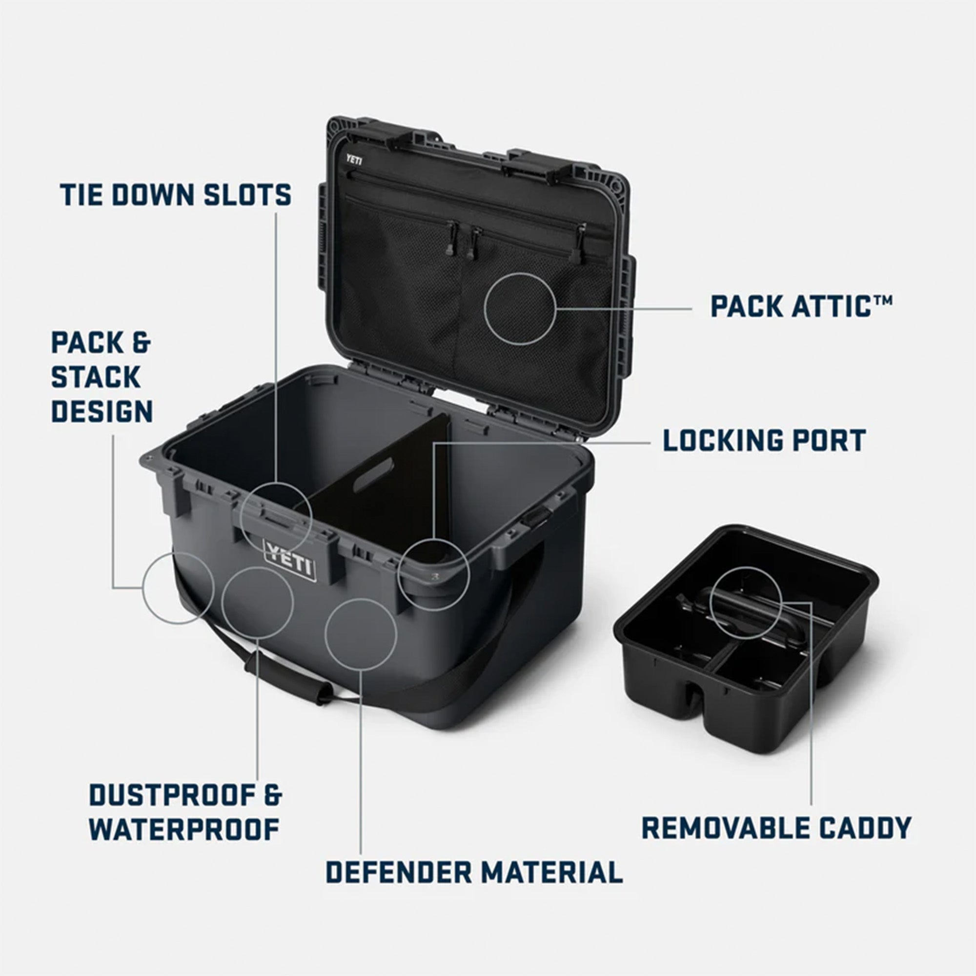 Yeti Loadout GoBox 30 Gear Case - Available In 3 Colours