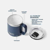 Yeti Rambler 10oz (296ml) Stackable Mug with Ceramic Lining - Cape Taupe Limited Edition Colour
