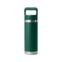 Yeti Rambler 18oz (532ml) Bottle with Straw Cap - Black Forest Green Limited Edition Colour