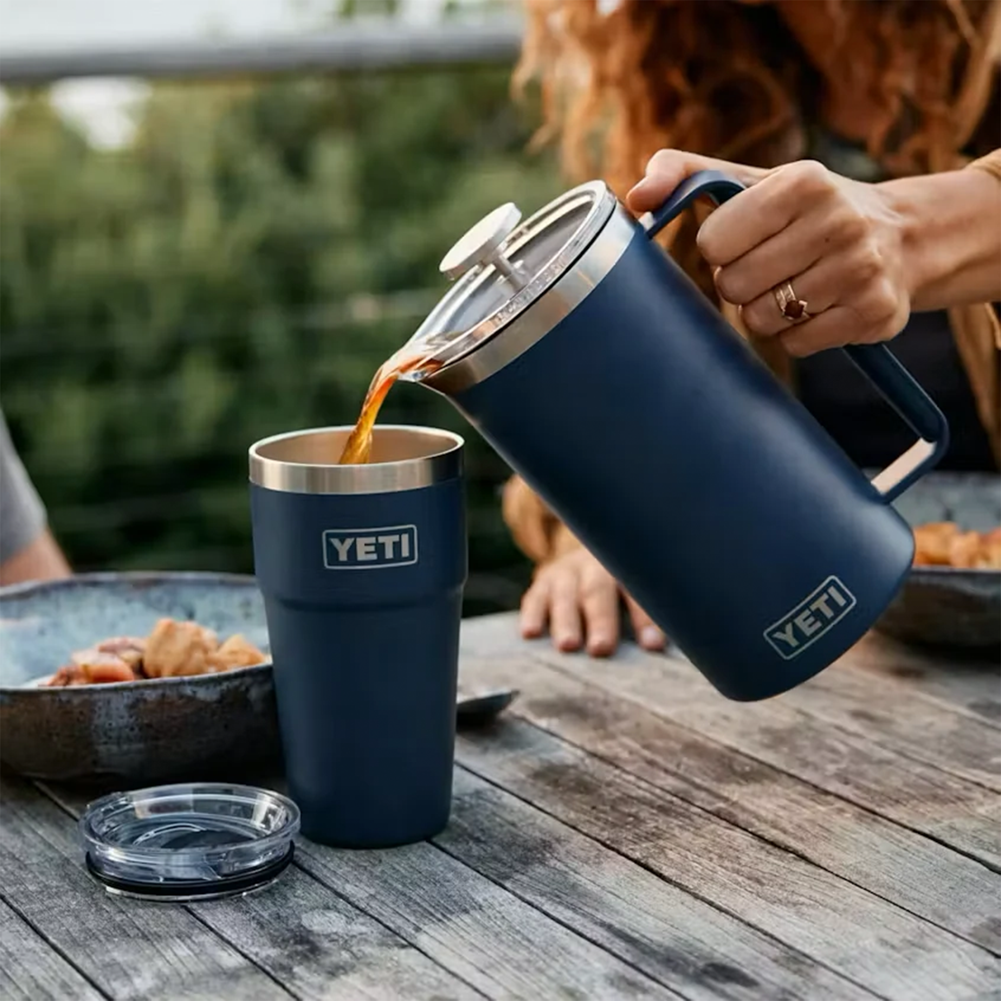 Yeti Rambler 20oz (591ml) Stackable Cup - Tahini Limited Edition Colour
