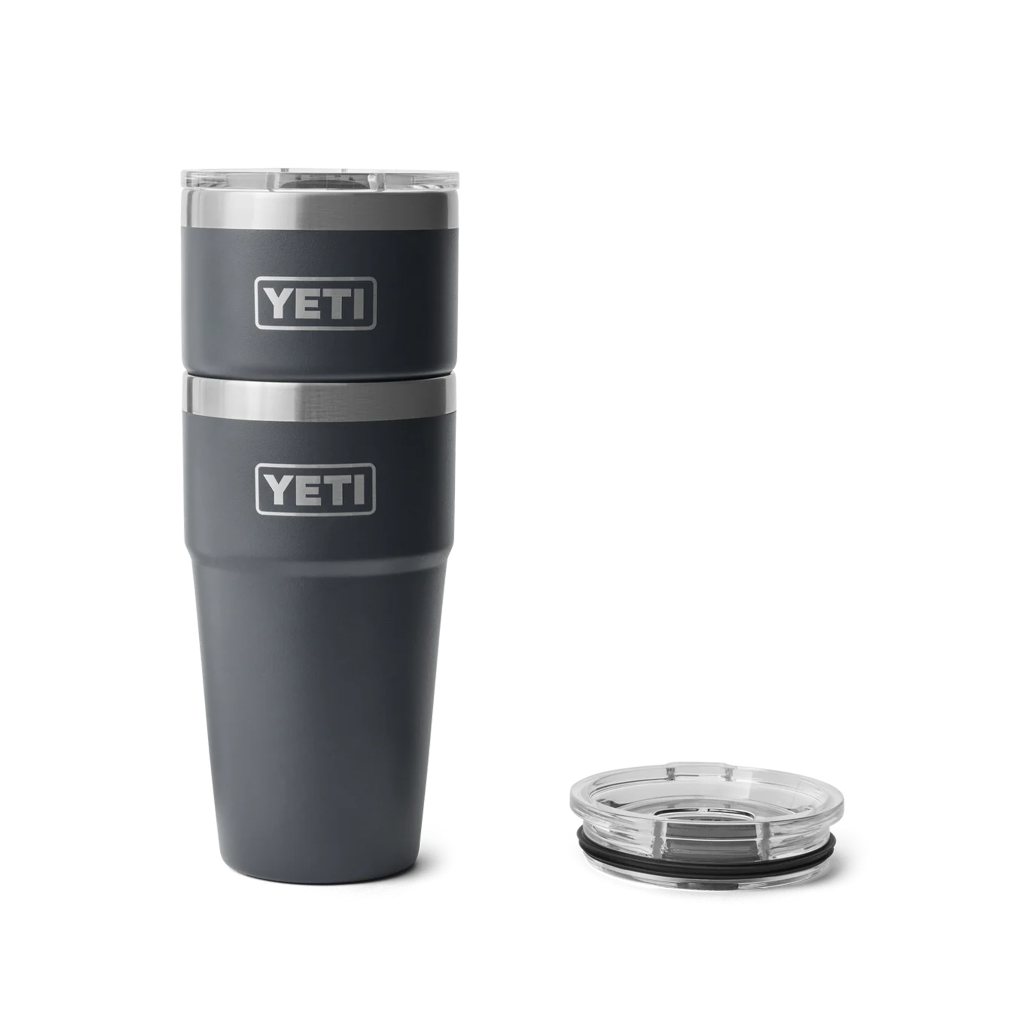 Yeti Rambler 20oz (591ml) Stackable Cup - Charcoal