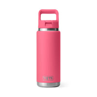 Yeti Rambler 26oz (769ml) Bottle with Straw Cap - Tropical Pink