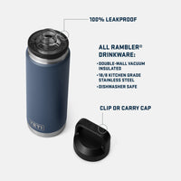 Yeti Rambler 26oz (769ml) Bottle with Chug Cap - Sea View Limited Edition Colour
