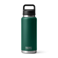 Yeti Rambler 36oz (1.1ltr) Bottle with Chug Cap - Black Forest Green Limited Edition Colour