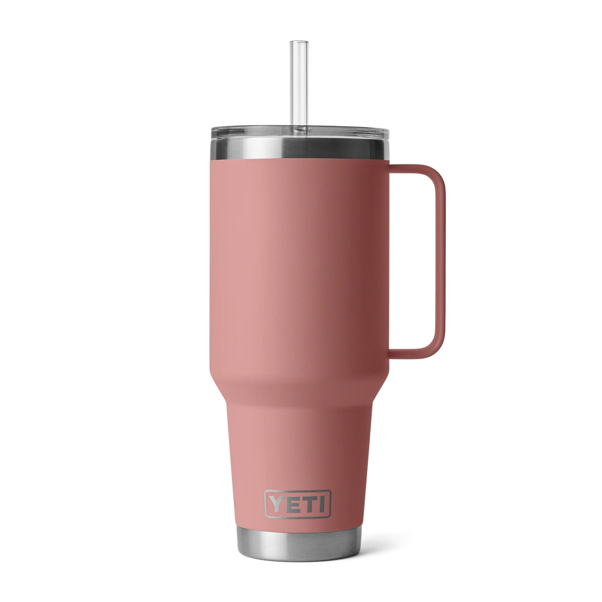 Yeti Rambler 42oz (1.2ltr) Straw Mug 2.0 - Sandstone Pink Limited Edition Colour