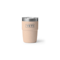 Yeti Rambler 8oz (236ml) Stackable Cup with Ceramic Lining - Tahini Limited Edition Colour