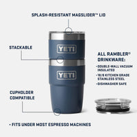 Yeti Rambler 8oz (236ml) Stackable Cup - White