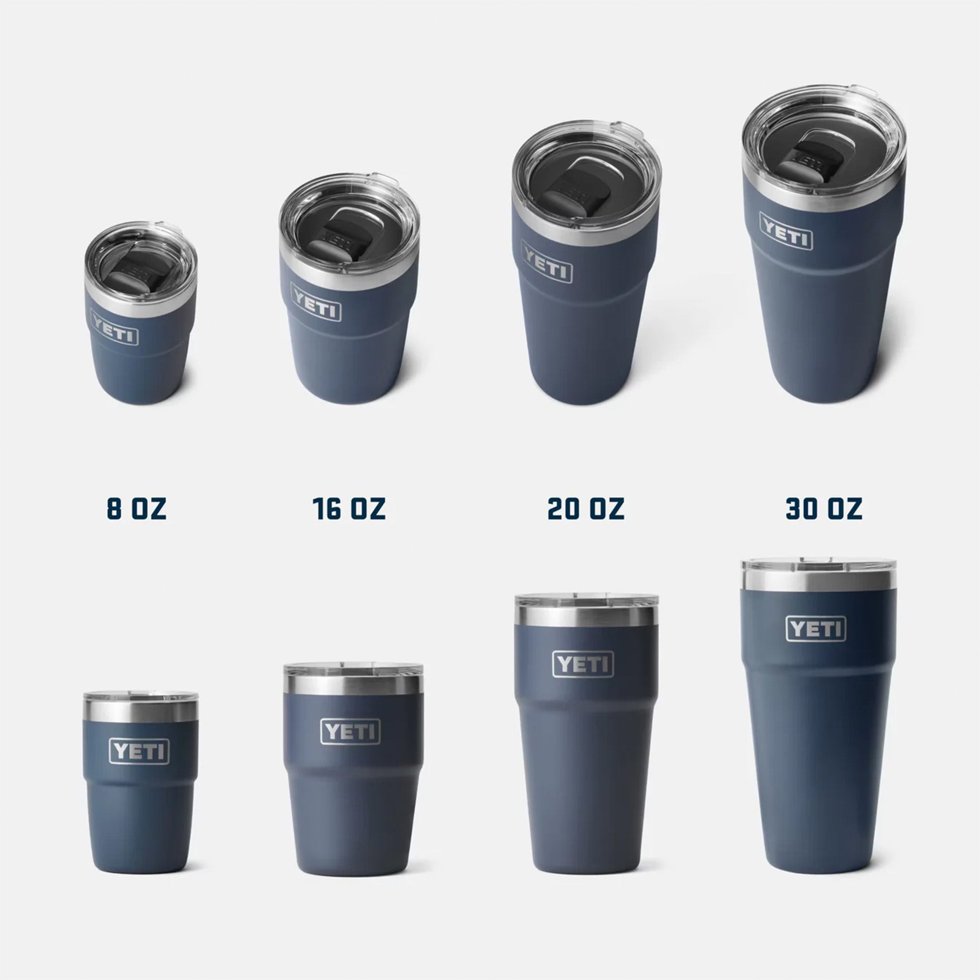 Yeti Rambler 8oz (236ml) Stackable Cup - White