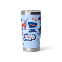 Yeti Rambler 20oz (591ml) Tumbler - Big Sky Summer Camp Limited Edition Colour