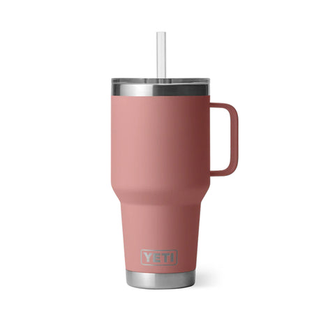 Yeti Rambler 35oz (994ml) Straw Mug - Sandstone Pink Limited Edition Colour