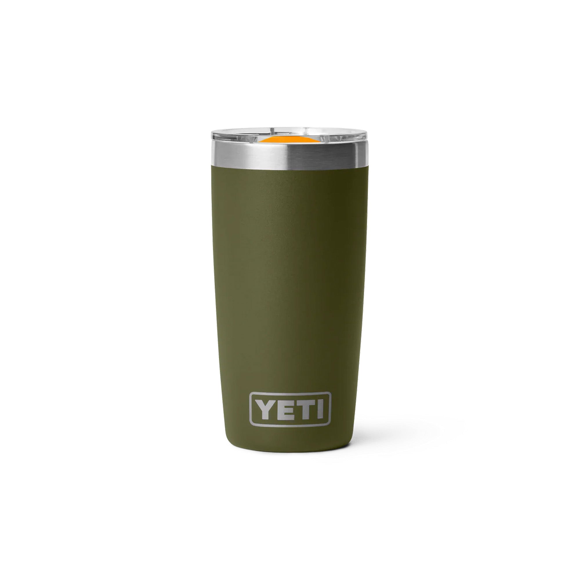 Yeti Rambler 10oz (296ml) Tumbler - Olive/King Crab Orange Limited Edition Colour