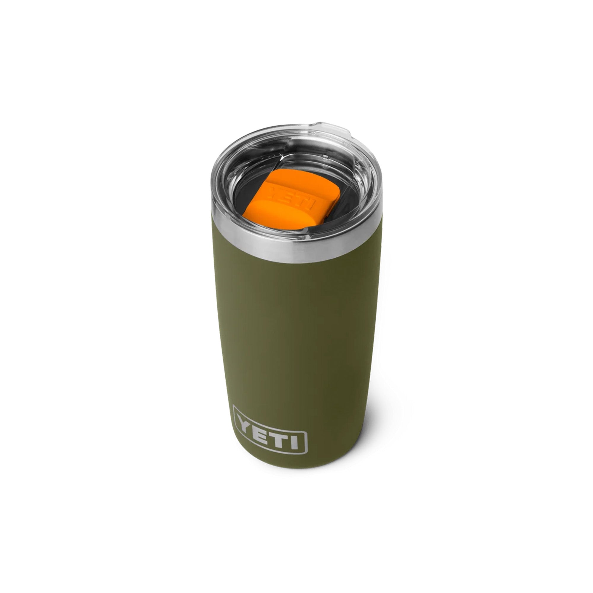 Yeti Rambler 10oz (296ml) Tumbler - Olive/King Crab Orange Limited Edition Colour