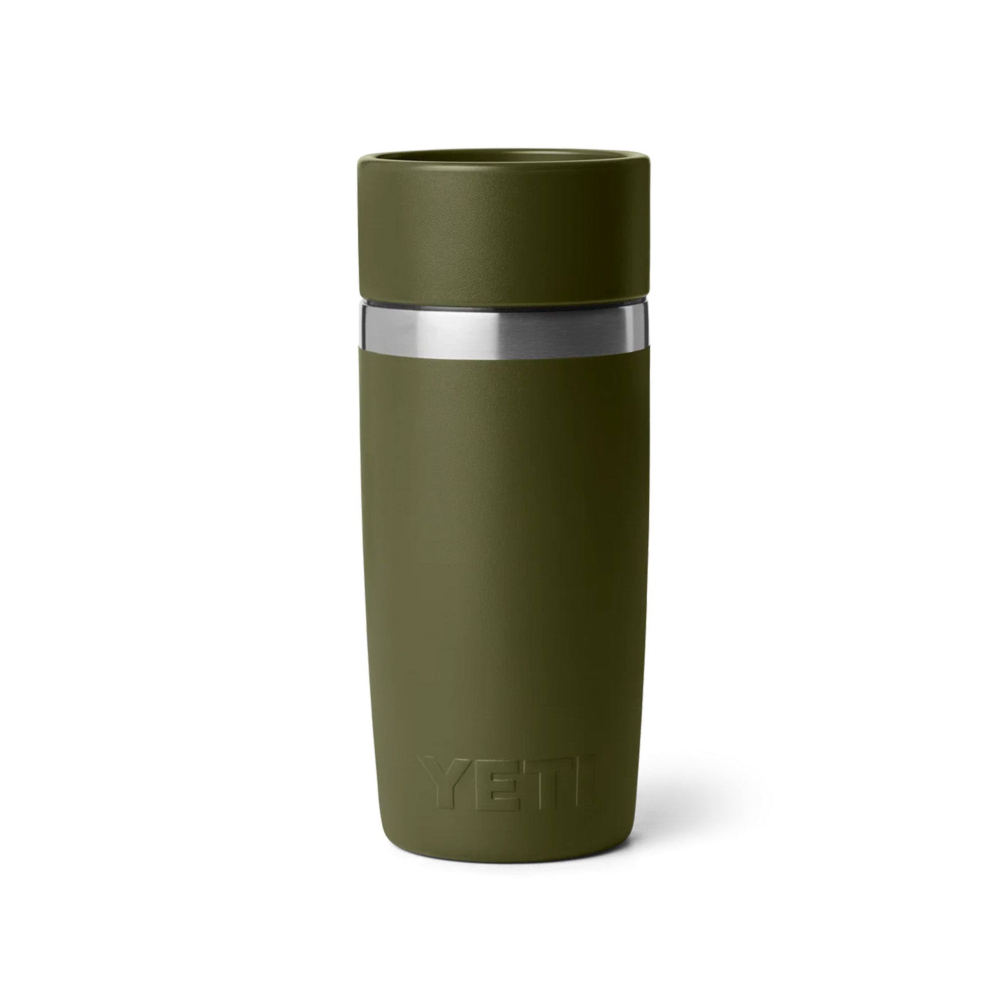 Yeti Rambler 12oz (355ml) Travel Bottle - Olive/King Crab Orange Limited Edition Colour