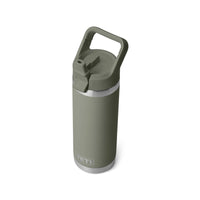 Yeti Rambler 18oz (532ml) Bottle with Straw Cap - Pampa Green Limited Edition Colour