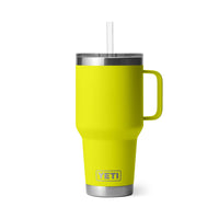 Yeti Rambler 35oz (1035ml) Straw Mug - Firefly Yellow Limited Edition Colour