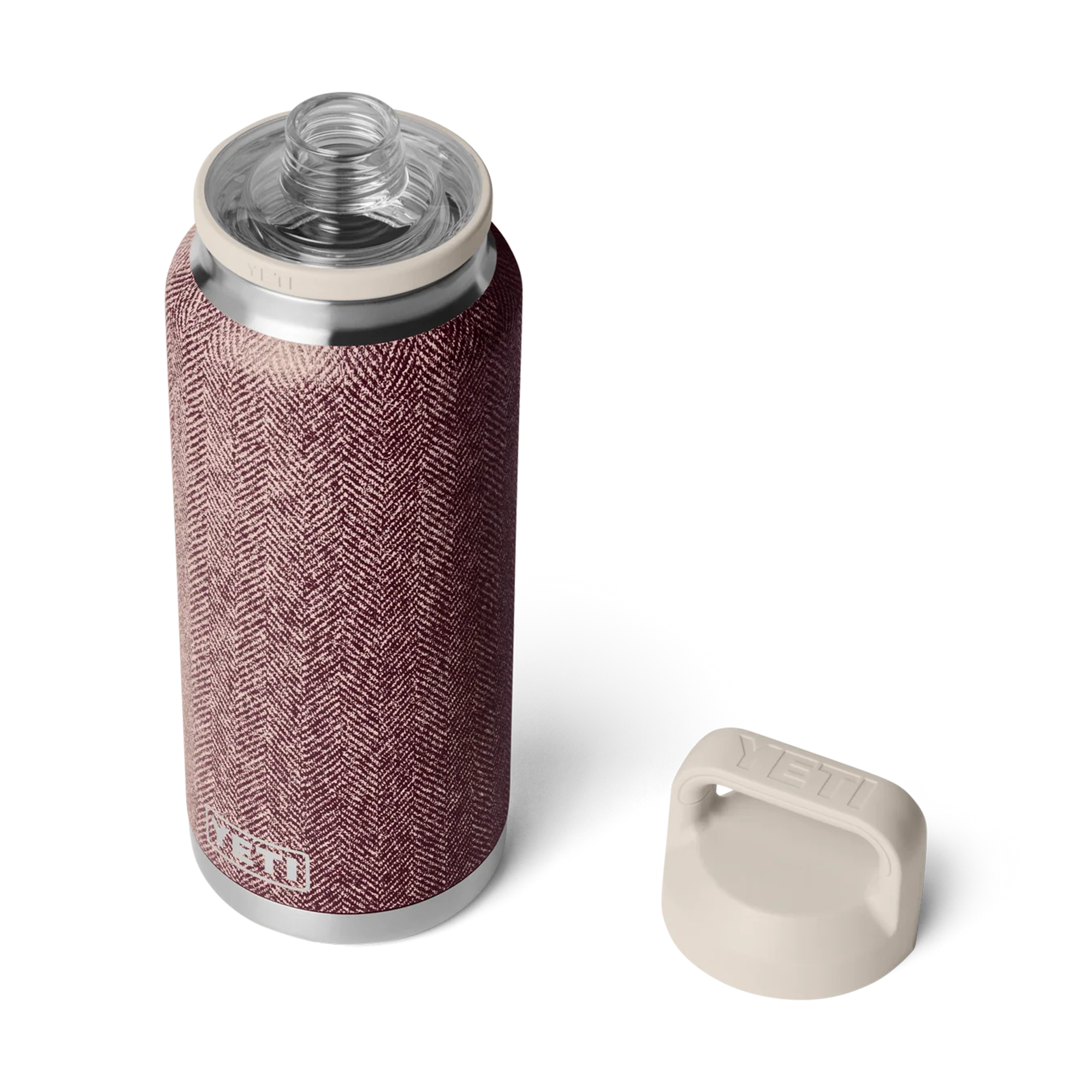 Yeti Rambler 36oz (1.1ltr) Bottle with Chug Cap - Riverhead Red Limited Edition Colour