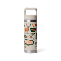 Yeti Rambler 18oz (532ml) Bottle with Straw Cap - Cape Summer Camp Limited Edition Colour