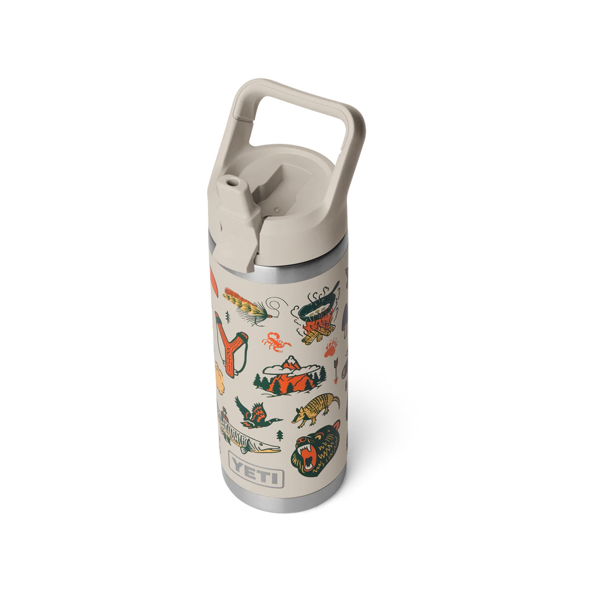 Yeti Rambler 18oz (532ml) Bottle with Straw Cap - Cape Summer Camp Limited Edition Colour