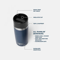 Yeti Rambler 12oz (355ml) Travel Bottle - Royal Blue