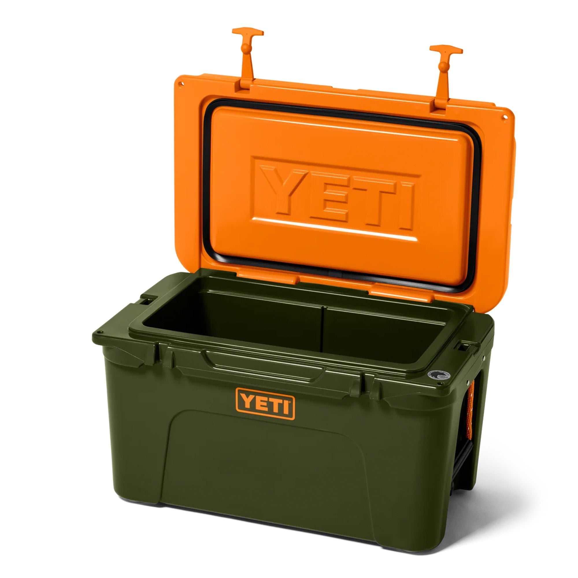 Yeti Tundra 45 Cool Box - Olive/King Crab Orange Limited Edition Colour