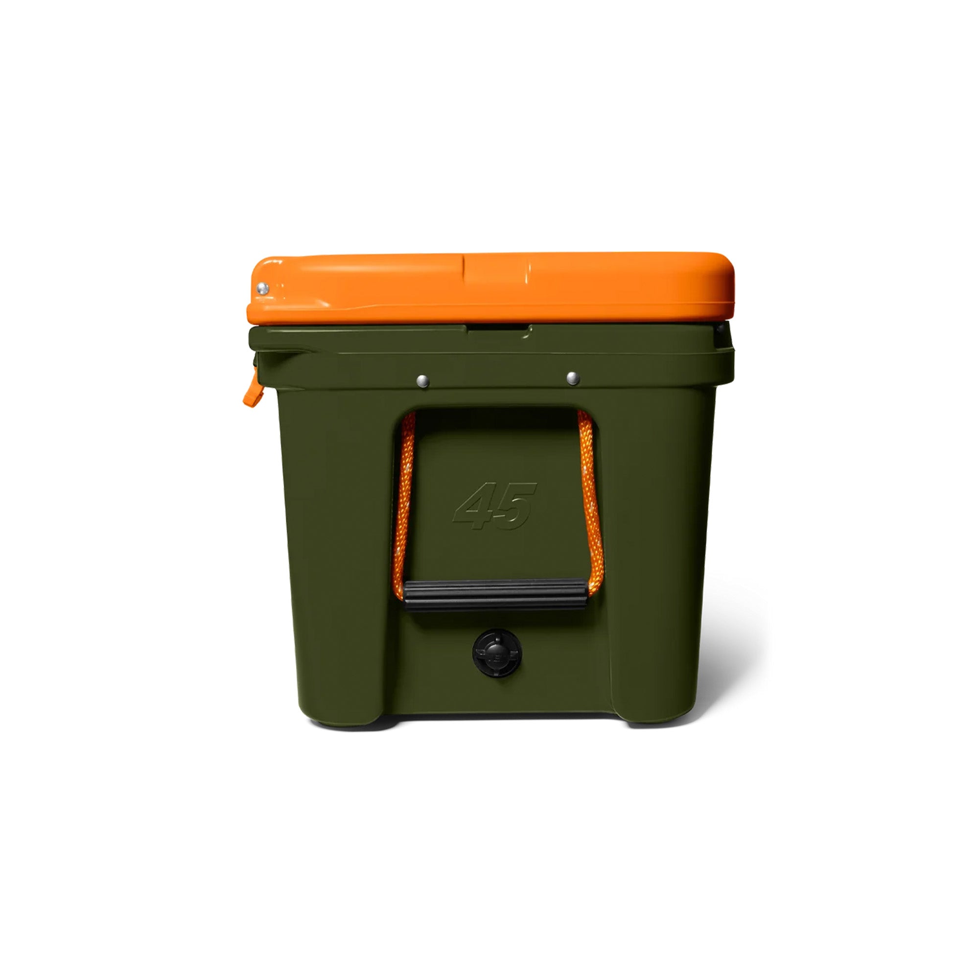 Yeti Tundra 45 Cool Box - Olive/King Crab Orange Limited Edition Colour