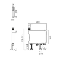 Vado Chrome Capsule Kit with Round Handset - Clearance