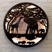 The Firepit Company - Africa Illuminated Wall Art